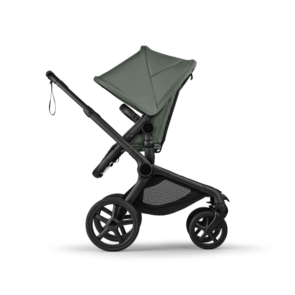 Bugaboo Poussette Fox 5 Renew avec nacelle Black / Forest Green