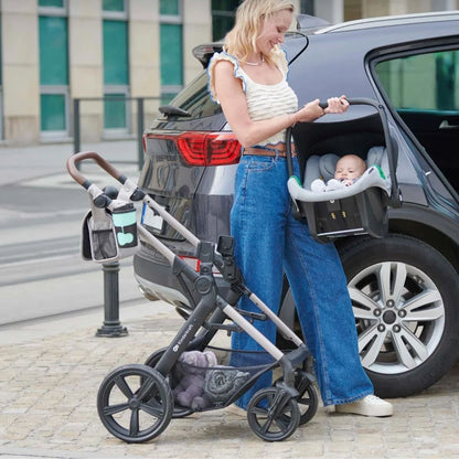 Kinderkraft Kinderwagen MOOV 2 AIR met autostoel lichtgrijs