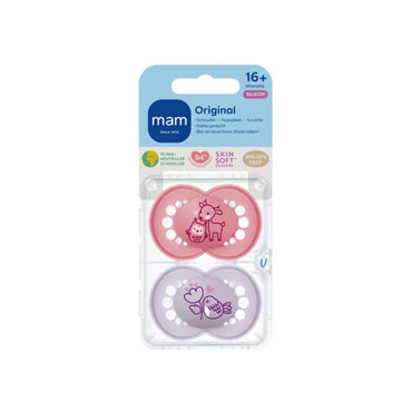 MAM Fopspeen + 16 maanden Original Sealife roze - 2 stuks