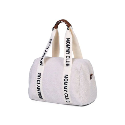 Childhome Verzorgingstas Mommy Club Signature Teddy Ecru