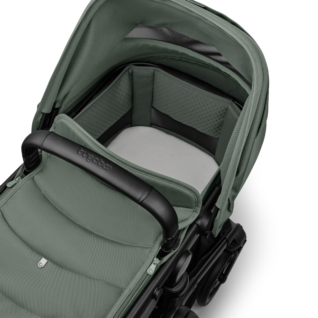 Bugaboo Poussette Fox 5 Renew avec nacelle Black / Forest Green