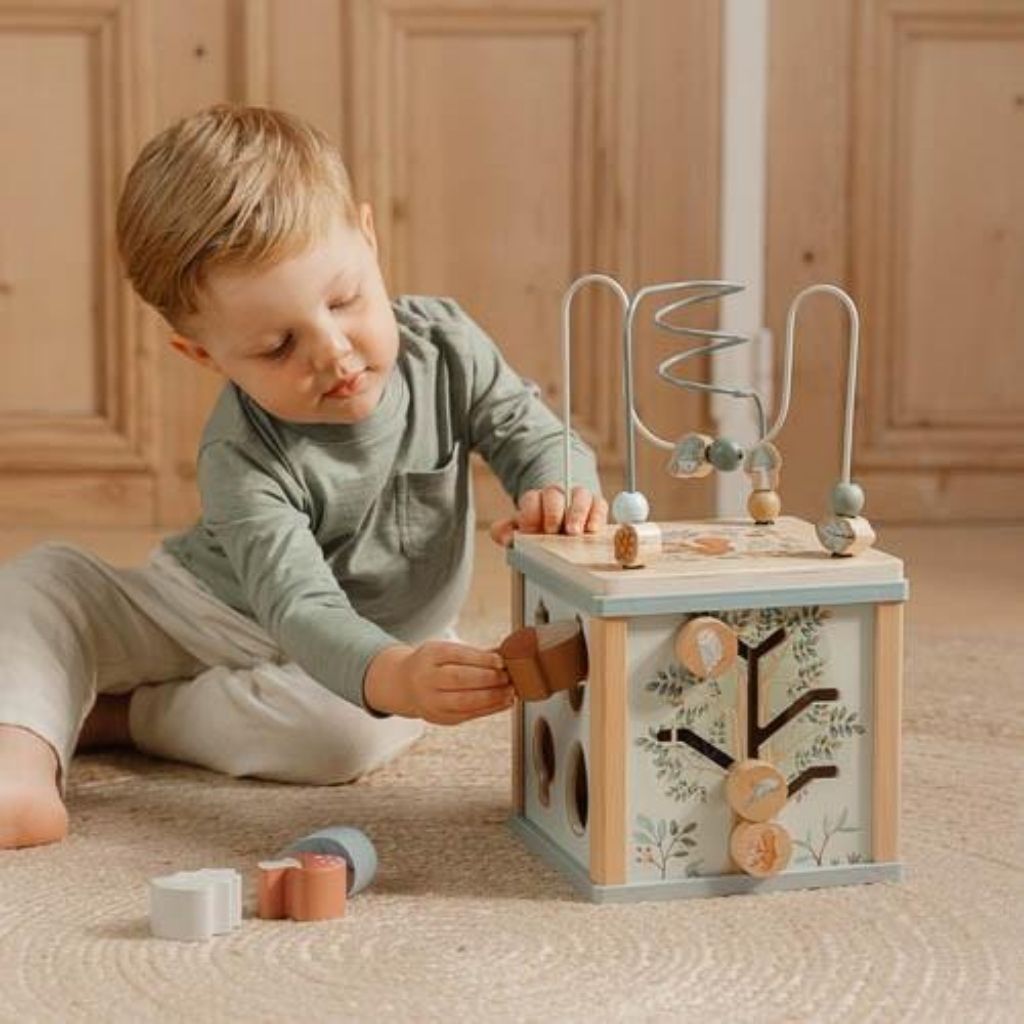 Little Dutch Cube d'activités en bois Forest Friends 
