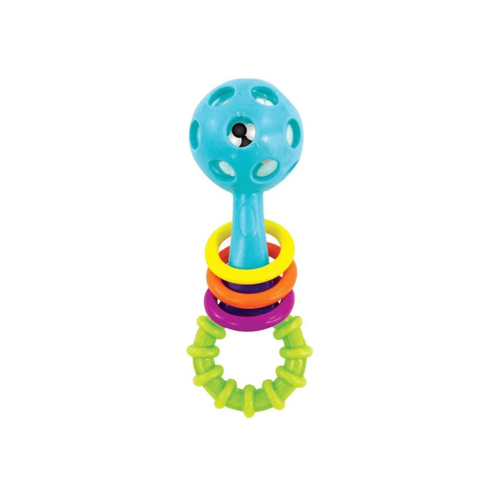 Sassy Rammelaar Peek-a-Boo Beads Rattle