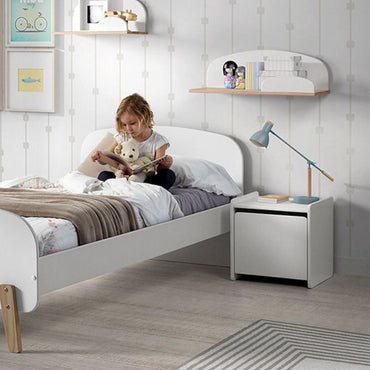 Jaxx Table de nuit blanc Kiddy