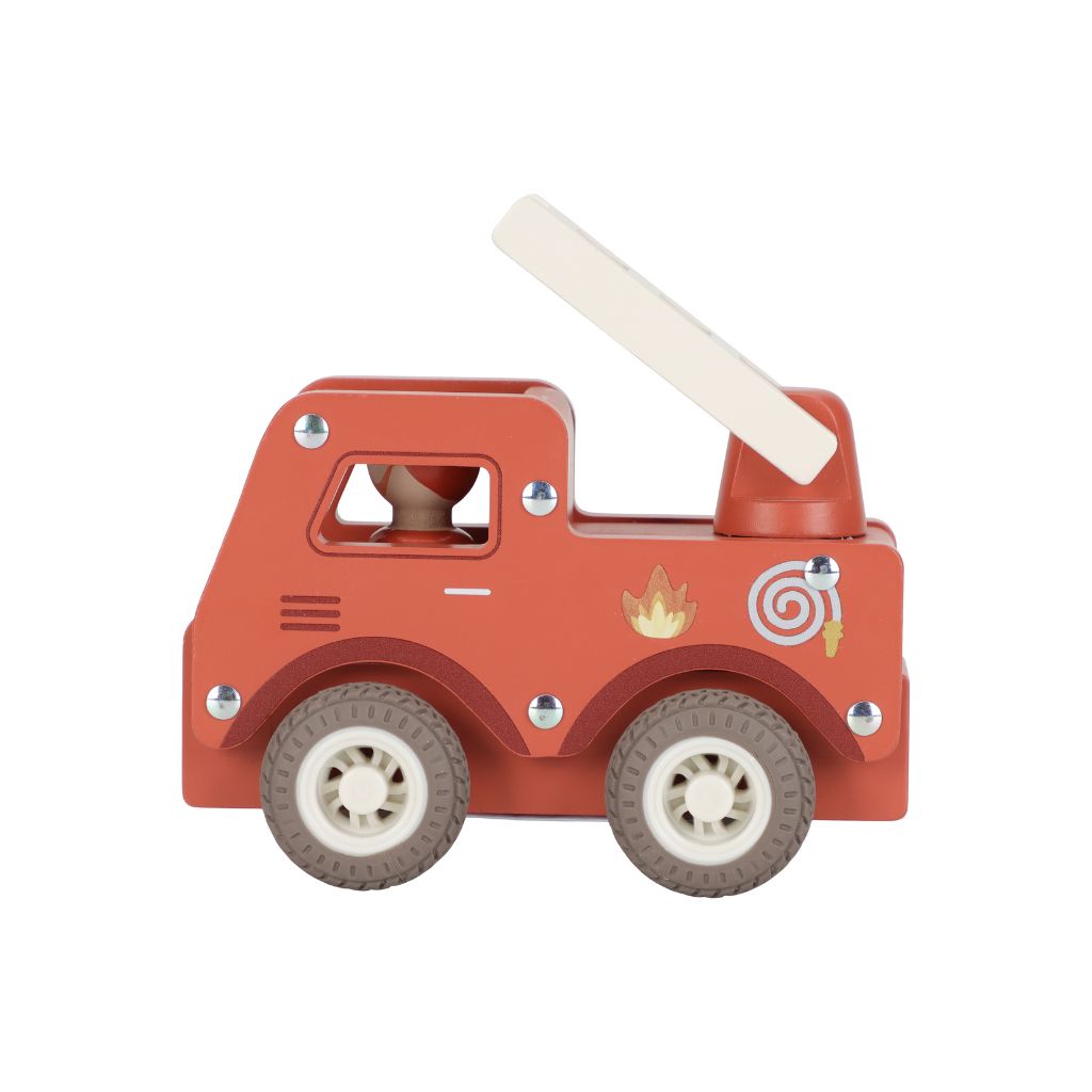 Little Dutch Camion de pompiers en bois