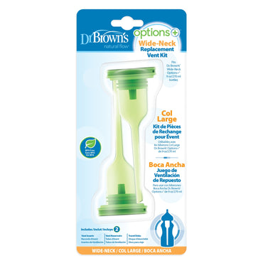 Dr. Brown's Replacement Kit voor Antikoliekzuigfles Options+ met brede hals 270 ml