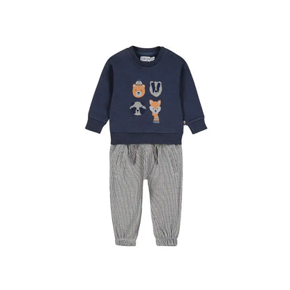 Dirkje Ensemble 2 pièces pantalon et sweat Bleu marine garçon