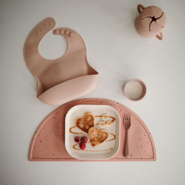 Mushie Assiette Ivory - 2 pièces