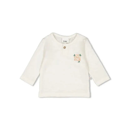 Feetje t-shirt lange mouw The Chill Club m 86 Offwhite Jongens