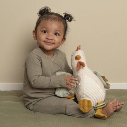 Little Dutch Peluche d'activités Little Farm Poulet 22 cm