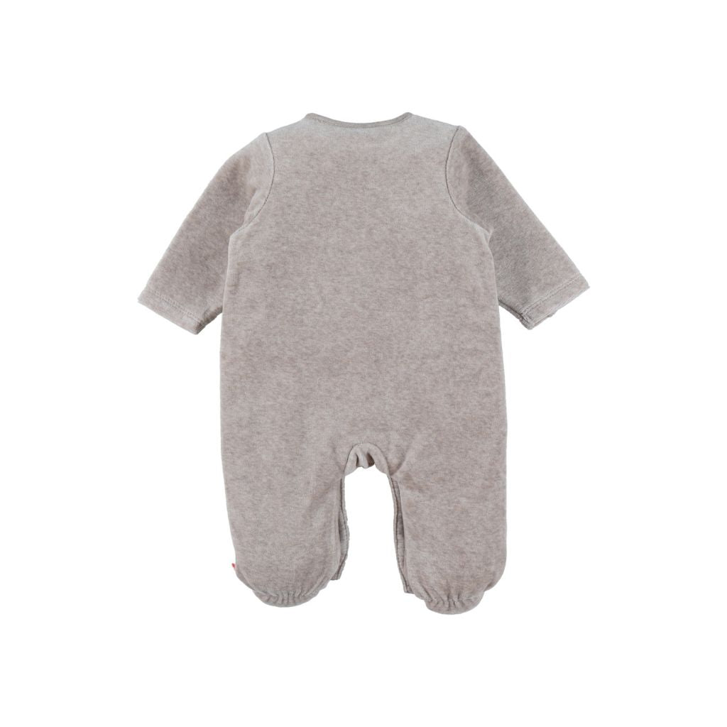 Noukie's Pyjama velours Seal beige unisexe