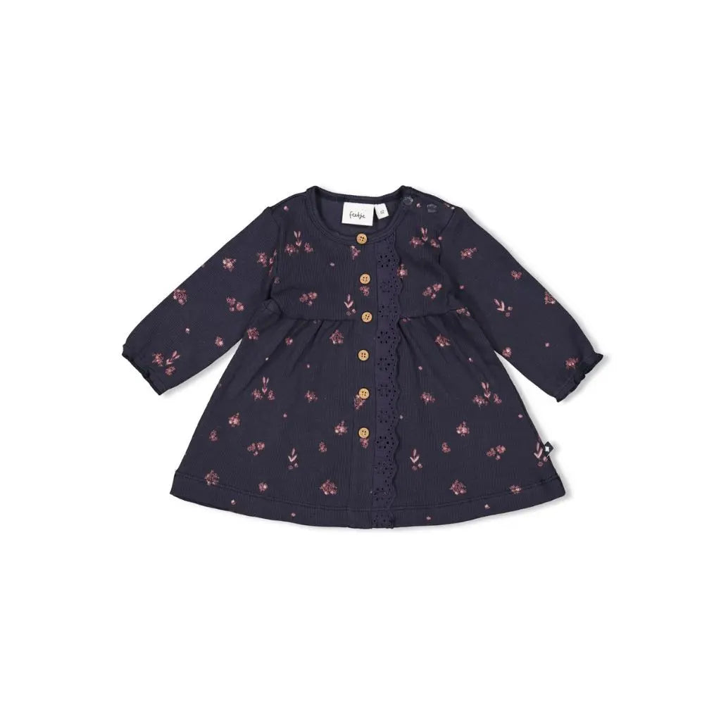 Feetje Robe rib Swanlake Navy