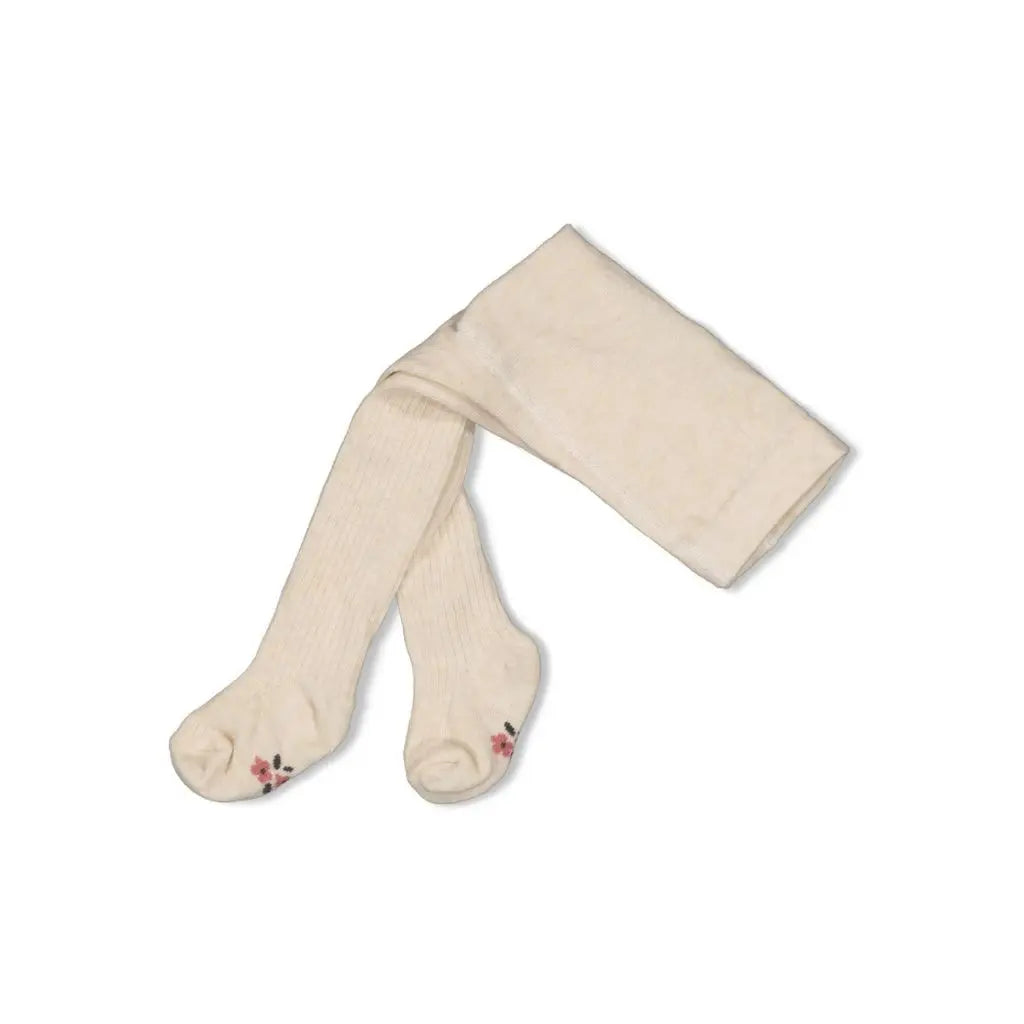 Feetje broekkous- Woodland Bloom Offwhite Melange Meisje