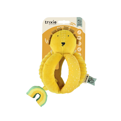 Trixie Baby Balle de préhension Mr. Lion jaune