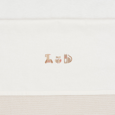 Jollein Drap pour berceau Animal Friends 120 x 150 cm