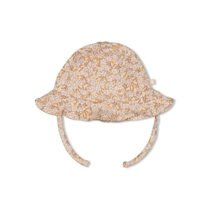 Feetje Zonnehoed AOP - Flower Field m 1 Cream Meisjes
