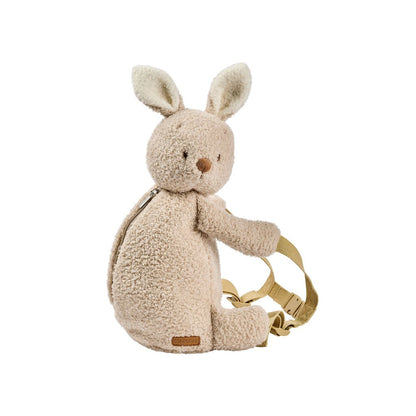 Nattou Rugzakje knuffel konijn beige