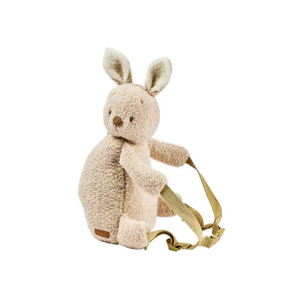 Nattou Rugzakje knuffel konijn beige