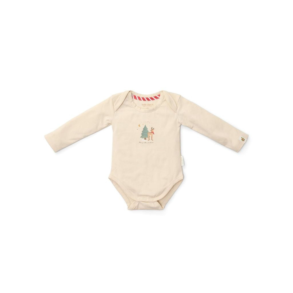 Little Dutch Body manches longues Little Christmas 50/56 - 2 pièces