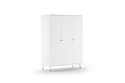 Jaxx Armoire 3 portes Billy blanc