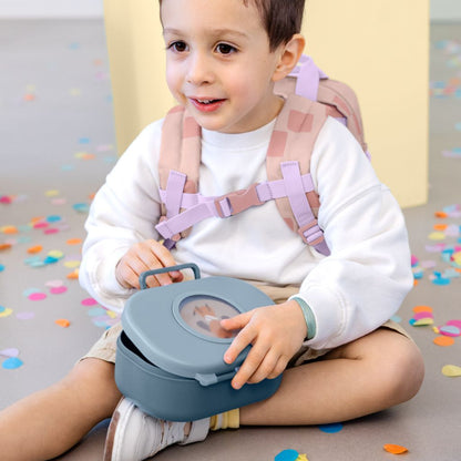 Lässig Snackdoosje Pattern Party blue/green