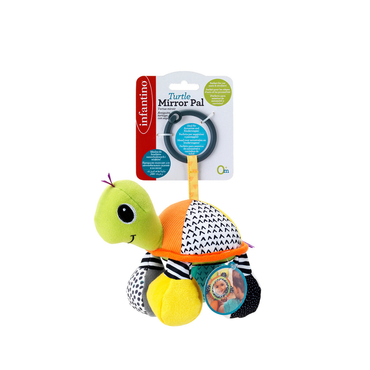 Infantino Activiteitspeeltje Turtle Mirror Pal Green