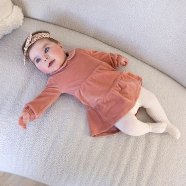Feetje broekkous- Woodland Bloom Offwhite Melange Meisje