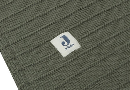 Jollein Couverture pour lit Pure Knit Velvet Leaf Green