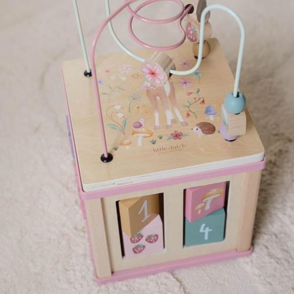 Little Dutch Cube d'activités en bois Fairy Garden