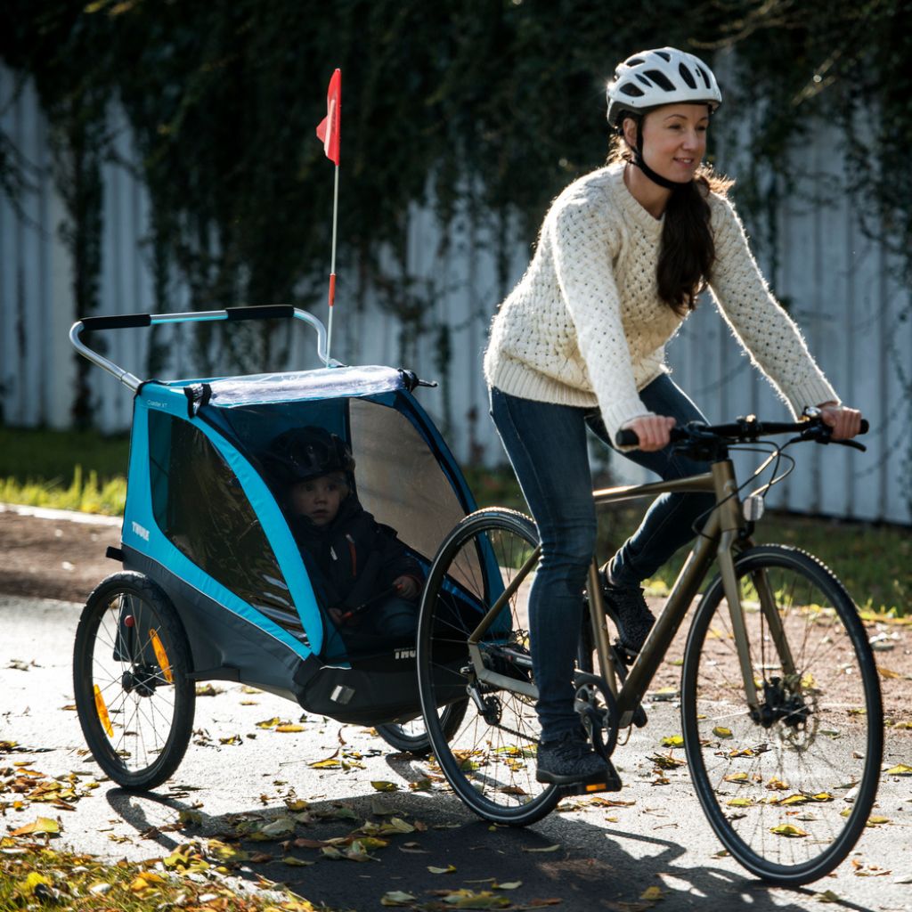 Thule Remorque de vélo Coaster XT Bleu