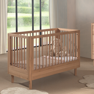 JAXX Lit pour bébé Forrest Oak Lg 60 x L 120 cm