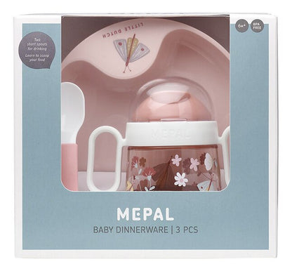 Mepal Eetset 3-delig Flowers & Butterflies