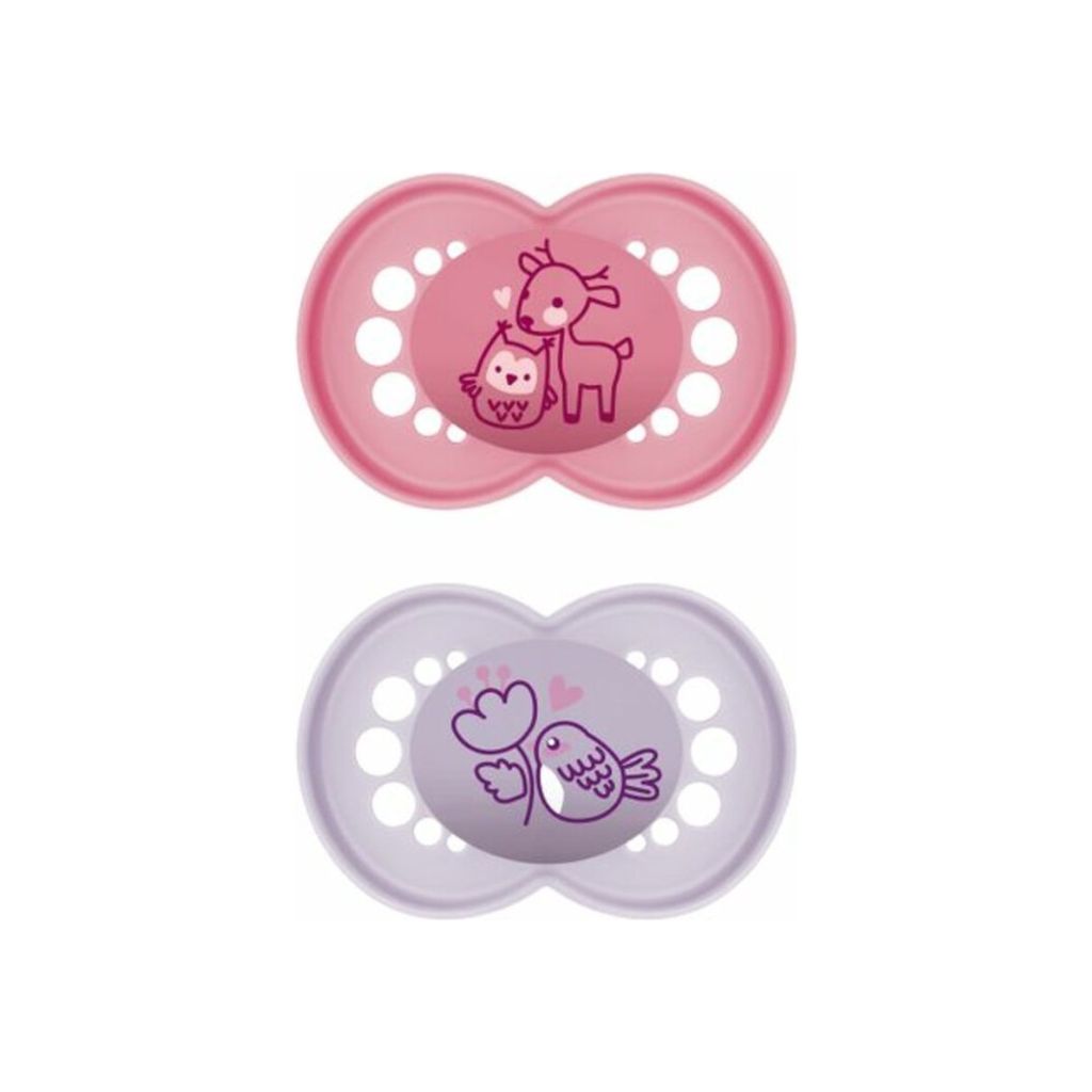 MAM Fopspeen + 16 maanden Original Sealife roze - 2 stuks