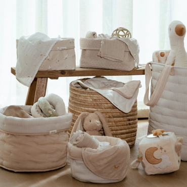 Little Dutch Panier de rangement grand Pure Soft beige