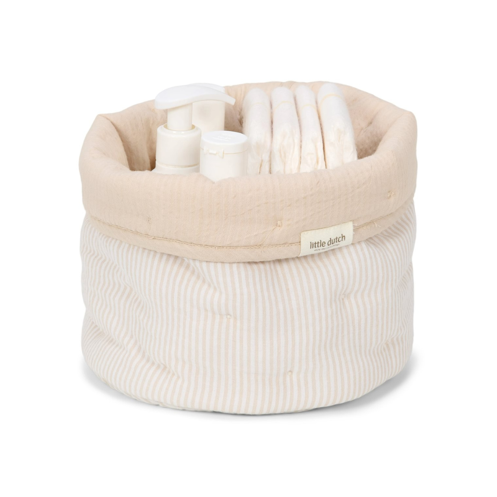 Little Dutch Opbergmand klein Pure Soft beige