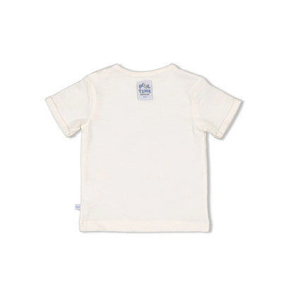 Feetje T-shirt Pool Time m 86 Offwhite Jongens
