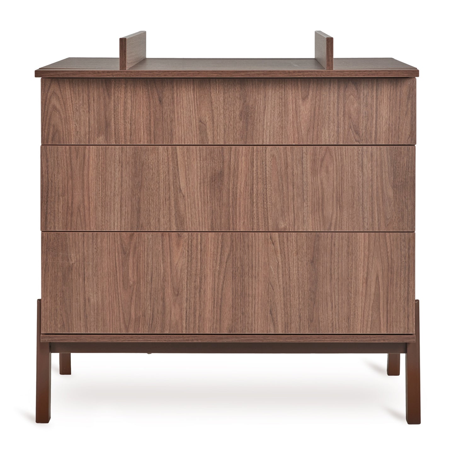 Quax Chambre de bébé 3 pièces (lit L 120 x Lg 60 cm + commode avec rallonge + armoire 3 portes) Ashi Chestnut