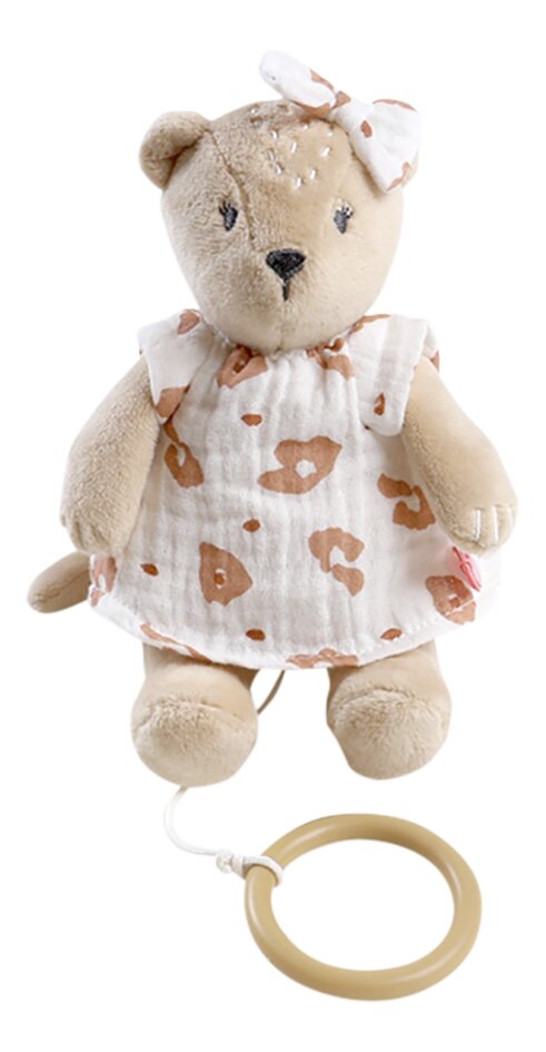 Noukie's Peluche musicale Babou & Kendi 21 cm