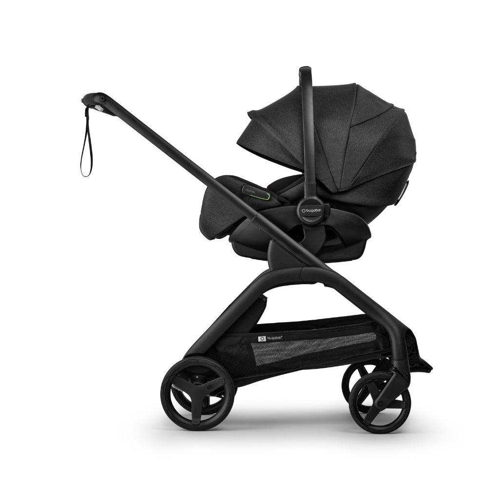 Bugaboo Draagbare autostoel Otter by Nuna R129 Groep 0+ Mineral Washed Black