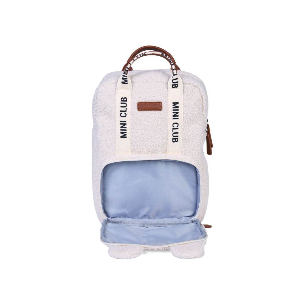 Childhome Sac à dos Mini Club Teddy Ecru