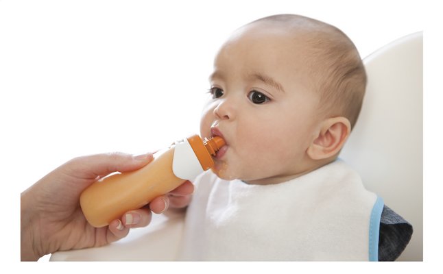 Infantino Herbruikbaar knijpflesje Squeeze Station