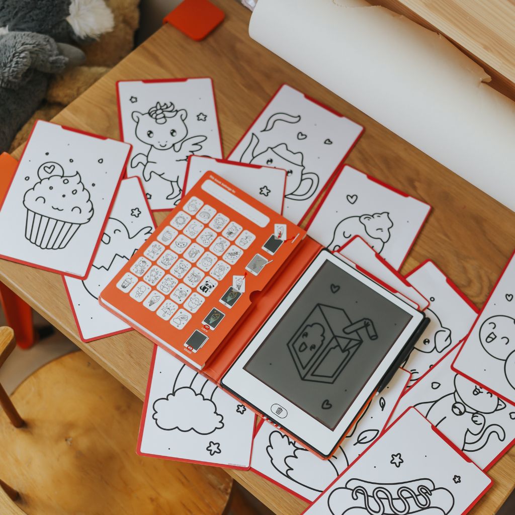 Kiddywolf Tekenboek Kidydraw Mini - Kawai
