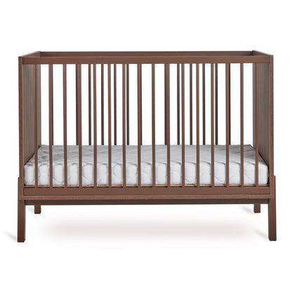 Quax Chambre de bebe 3 pièces (lit L 12 x Lg 6 cm - commode avec rallonge - armoire 3 portes) Ashi Chestnut