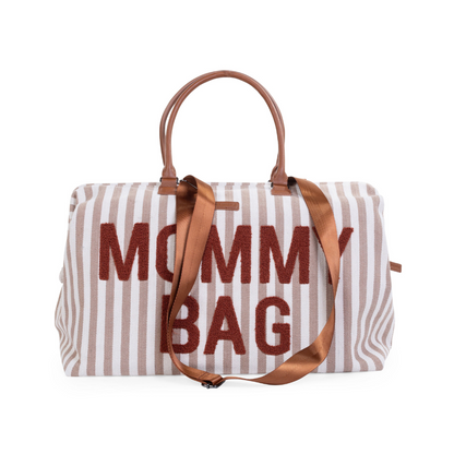 Childhome Verzorgingstas Mommy Gag strepen Nude/Terracotta