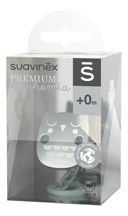 Suavinex Bonhomia Attache-sucette Owl Green