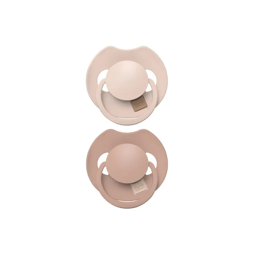 Difrax Sucette 6-18 mois LOVI Dynamic Prime Nude/Blush - 2 pièces