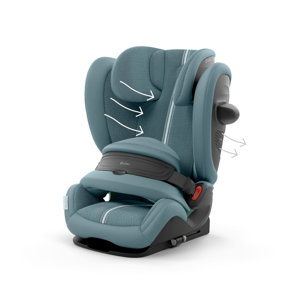 Cybex INFO Autostoel Pallas G2 i-size Tissu plus Stormy Blue R129 Groep 1/2/3