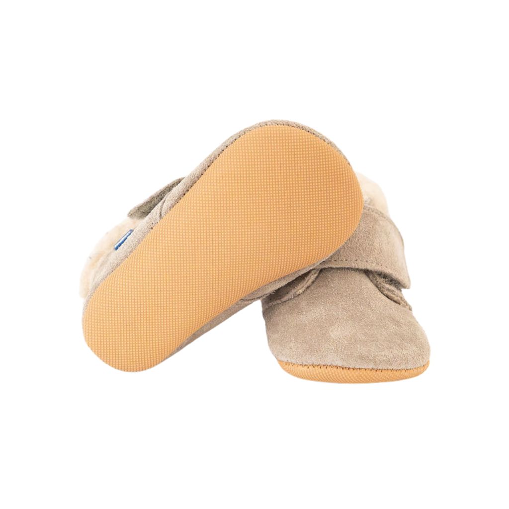 Stabifoot Chaussons bébé en cuir Niquel hiver