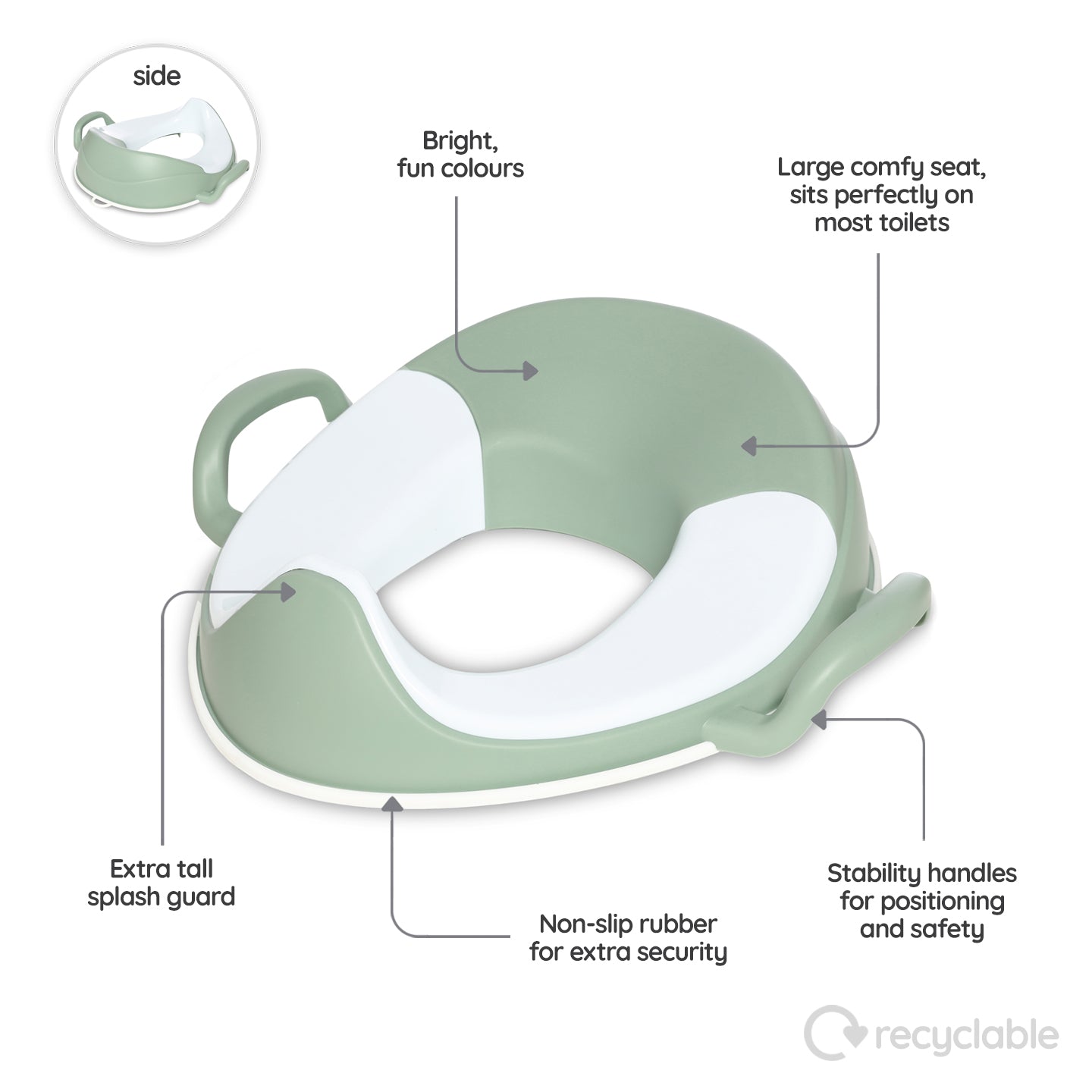 My Carry Potty wc-brilverkleiner pastelgroen