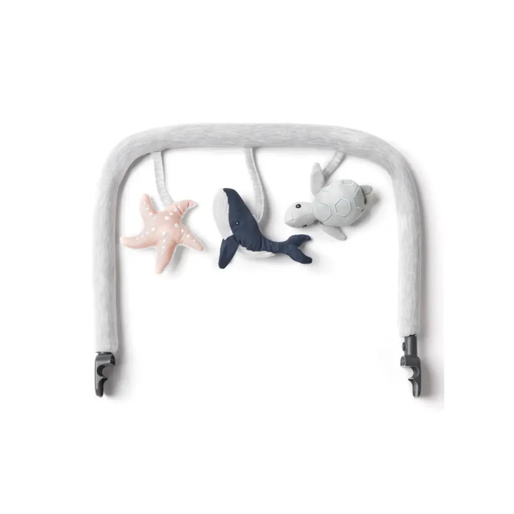 ERGObaby Arceau de jeu pour relax Evolve Ocean Wonders Light Grey 
